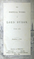 The Poetical Works of Lord Byron артикул 3949b.